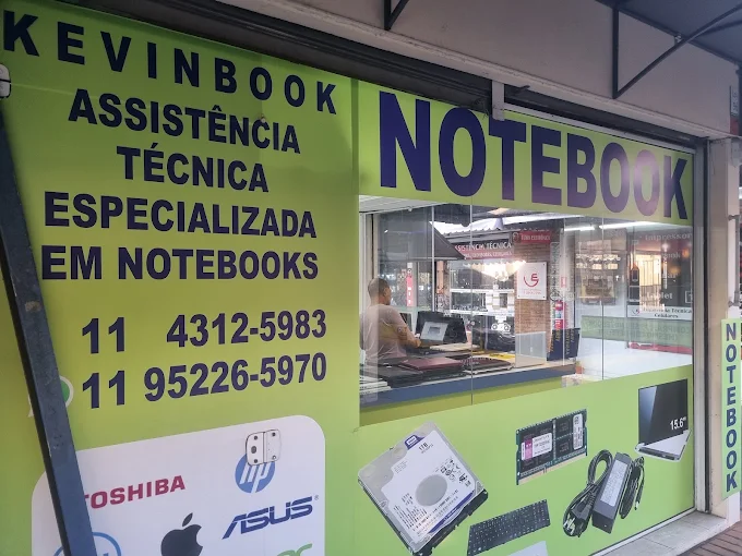 Balcão de atendimento KevinBook